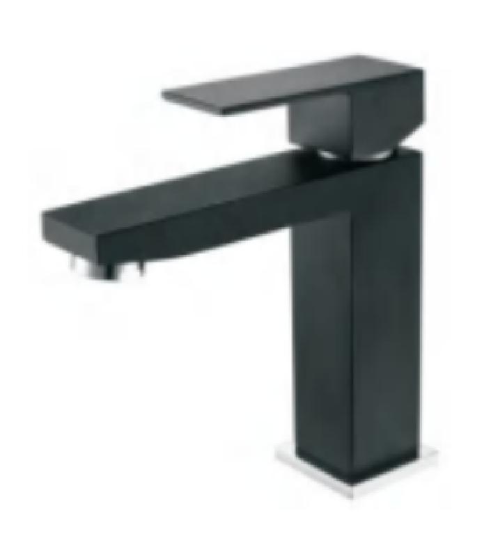 Mezcladora para lavamanos baja black matte - SUS304