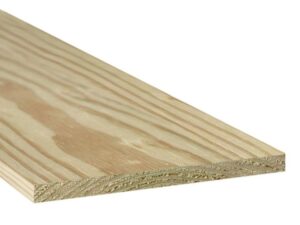 Madera de pino SYP 1 in x 12 in x 10 ft tratada D/C