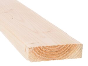 Madera de pino SYP 2 in x 6 in x 20 ft sin tratar #2