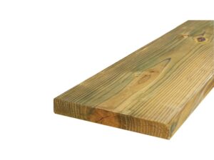 Madera de pino SYP 2 in x 12 in x 16 ft tratada #1