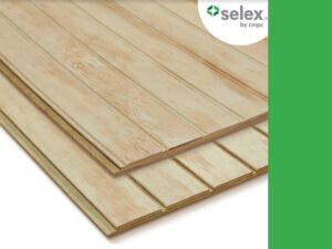 Panel ranurado decorativo de Chile 3/8 in tratado marca Selex