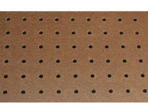 Panel maisonite brown perforado 1/4 in