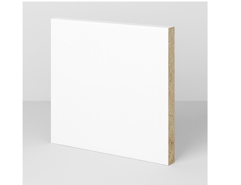 Panel particleboard hidrófugo 1 cara blanca 5/8 in