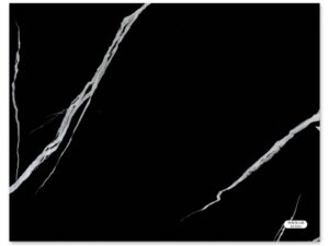Panel de mármol decorativo de PVC 1/8 in x 4 ft x 8 ft - Midnight Marble
