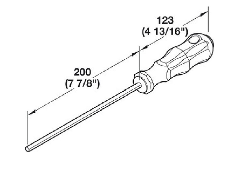 Herramienta de extensión para herramienta de ajuste Häfele AXILO® 78 - 637.76.361
