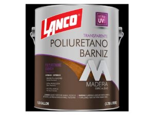 1 galón polyurethane varnish clear gloss para interior / exterior Lanco - PV357-4