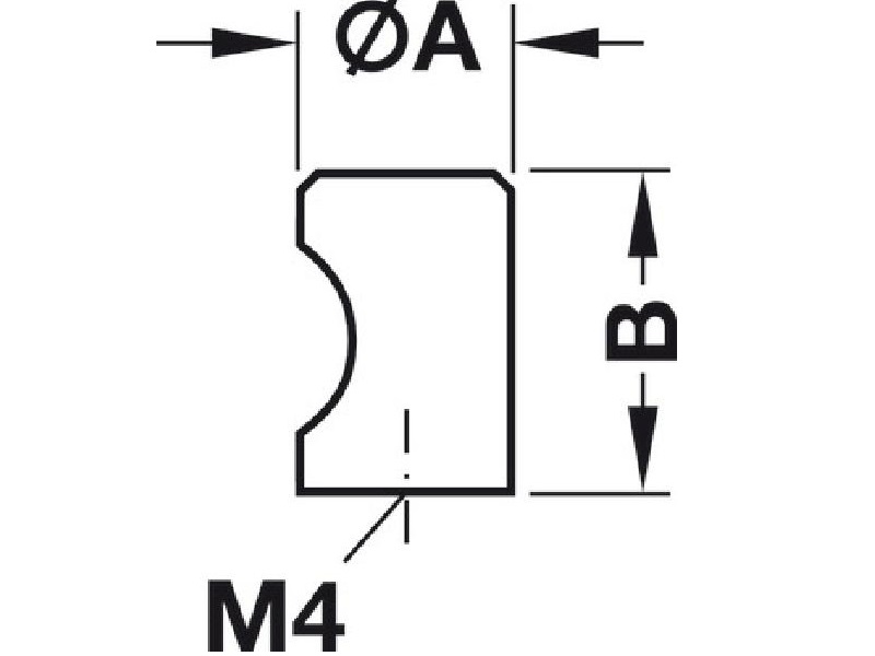 Tirador Hafele de bola / knob stainless steel mate 20mm - 134.80.629