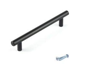 Tirador tubular hueco 356mm black matte - HCC-356-MBK