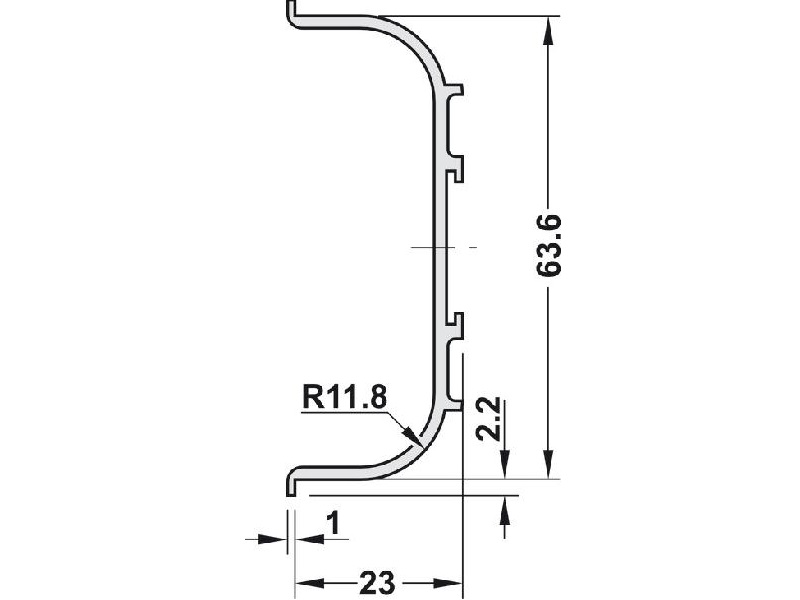 Vareta gola tipo U - 126.36.900