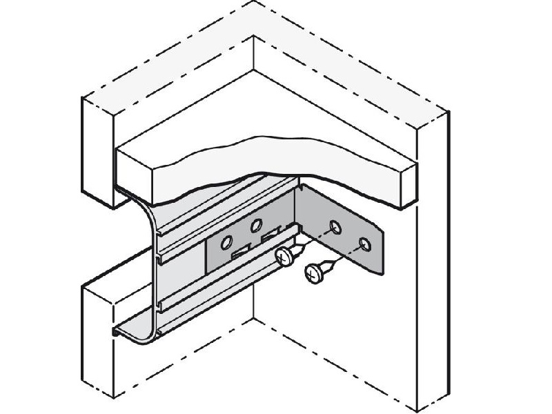 Fastening Bracket 126.37.990 para gola en U 126.36.900