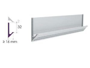 Tirador de perfil Rincomatic Syma32 Inglete 45° de 8.5 ft color Plata Mate (35)