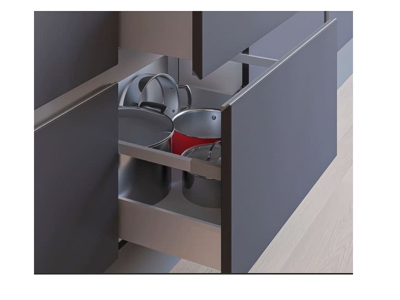 Tirador de perfil Rincomatic Syma2 Inglete 45° de 8.5 ft color Inox Mate - Champagne (50)