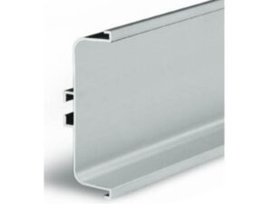 Vareta gola en U Trebol anodized silver - 7278AD