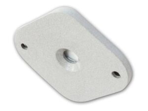 Kit flanche Mobile para instalar perfil estructural ovalado a la pared con tornillos - KMCFHR04